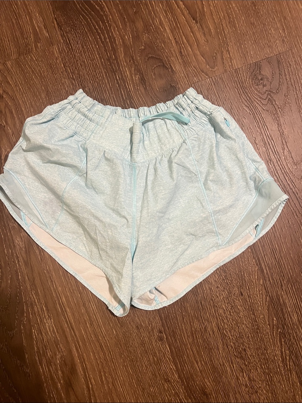 lululemon athletica Light Blue Women's Athletic Shorts